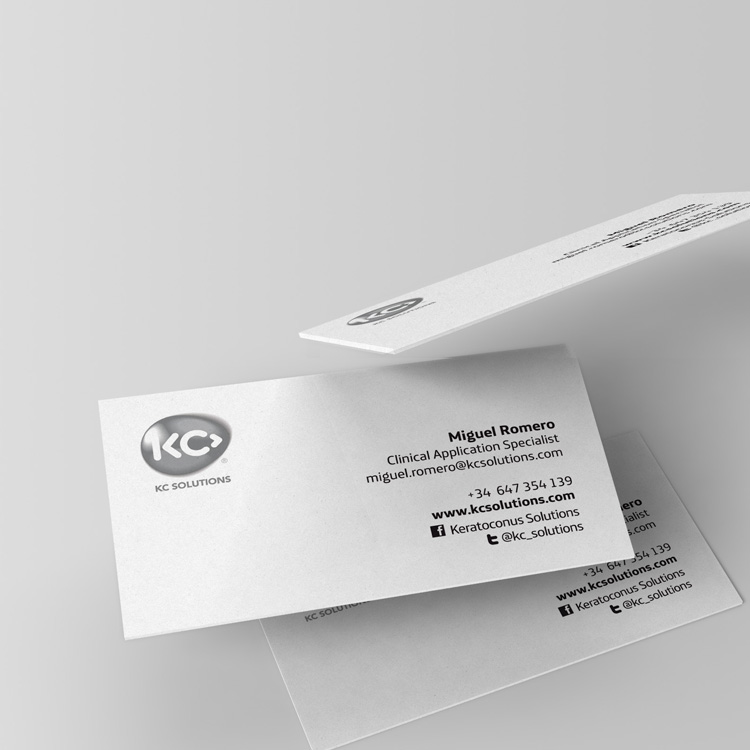 KC Solutions – Tarjetas de Visita